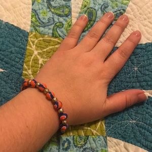 Orange and Blue Bracelet